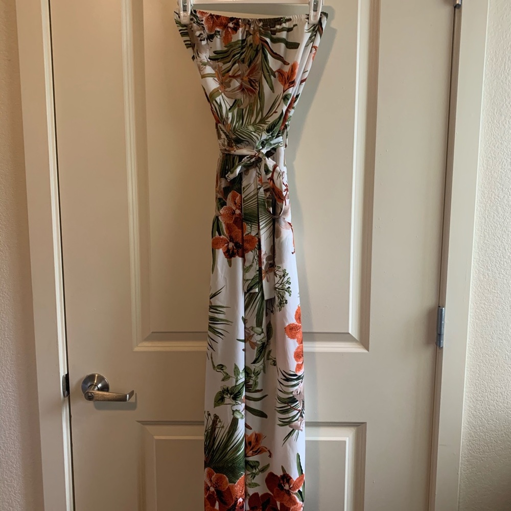 Mind Code Sleeveless Long Romper - image 1